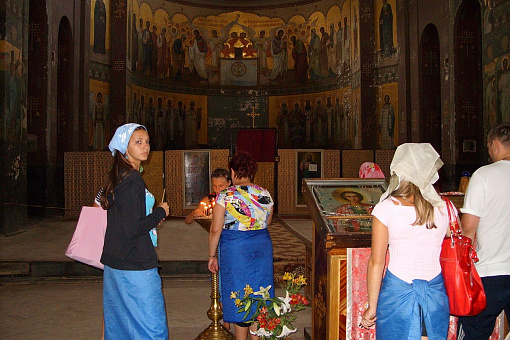 В Пантелеймоновском соборе