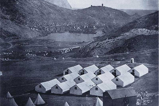 Английский лагерь у Балаклавы. 1855 год