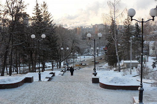 Липецк зимой