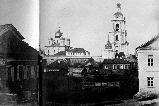 Новоспасский монастырь в 1852 году. Фото Р. Фентона
