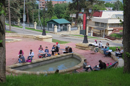 Художники на практике
