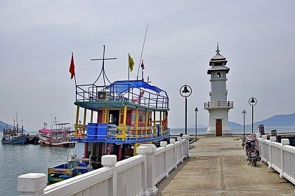 Пирс в деревне Банг Бао