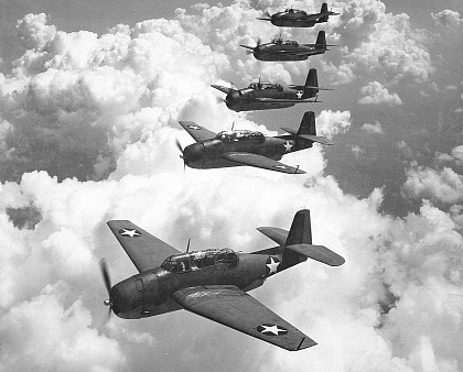 Бомбардировщики Grumman Avenger