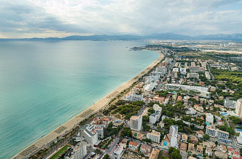 Majorca Platja de Palma Luftbild