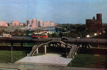 1981 г. Эстакадный мост над Кнайпхофом (ныне - о. Канта)