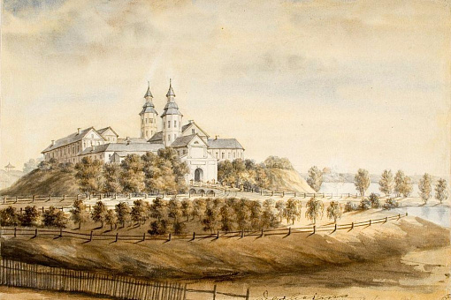 Наполеон Орда зарисовал замок в 1876 году