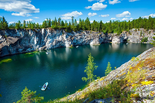 Мраморный каньон Рускеала