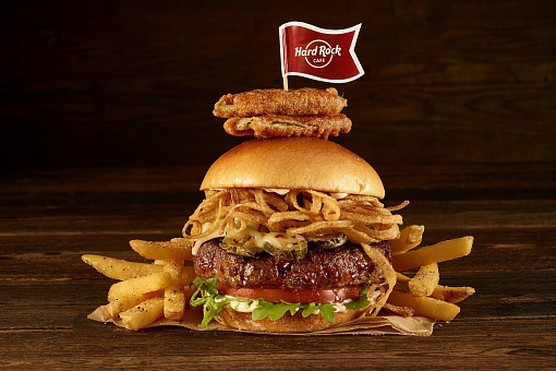 Бургер из Hard Rock Cafe