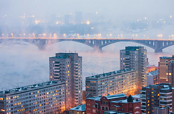 Красноярск зимой