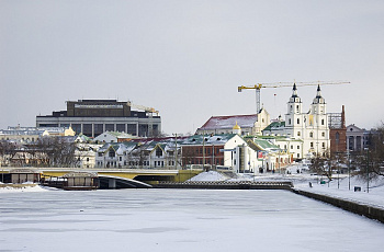 Зима в Минске