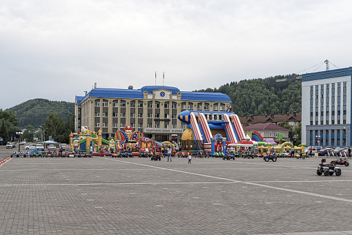Площадь Ленина в Горно-Алтайске