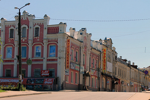 Пролетарская улица в Рославле