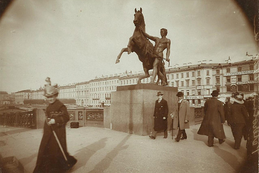 Аничков мост. Фото 1912-1914гг