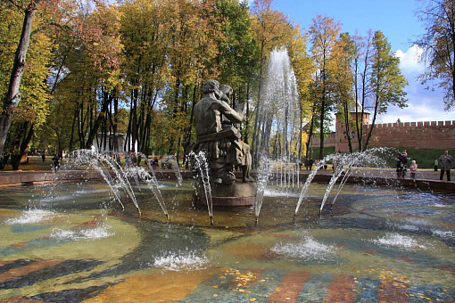 Фонтан Садко в Кремлёвском парке