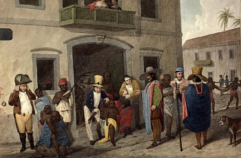 Рынок рабов в Рио, 1824 год