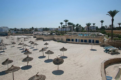 Пляж отеля Hotel Les Palmiers