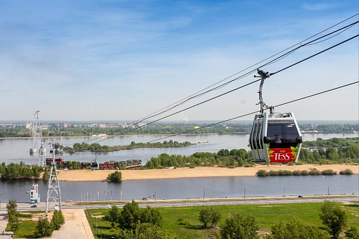 Канатная дорога в Нижнем Новгороде