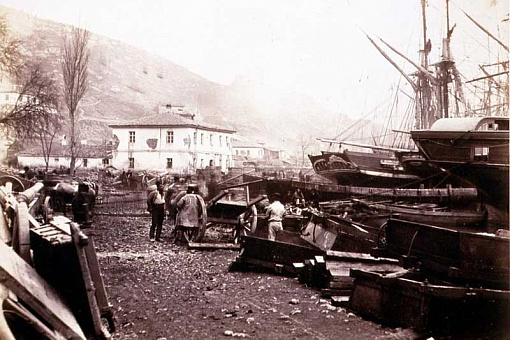 Набережная Балаклавы. 1856 год