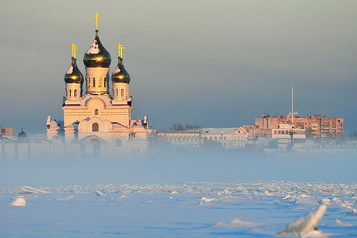 Архангельск зимой