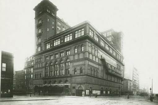 Карнеги-холл в 1910 году