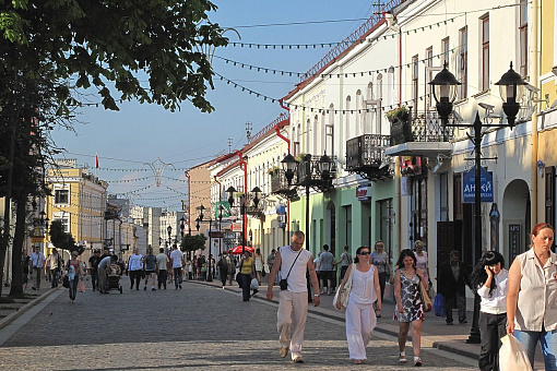 Улица Советская в Гродно