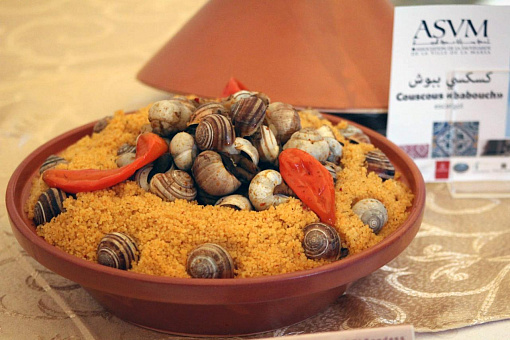 Улитки с кускусом