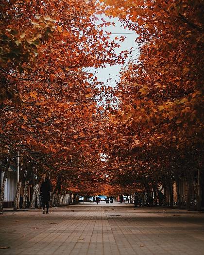 Осень в Каспийске