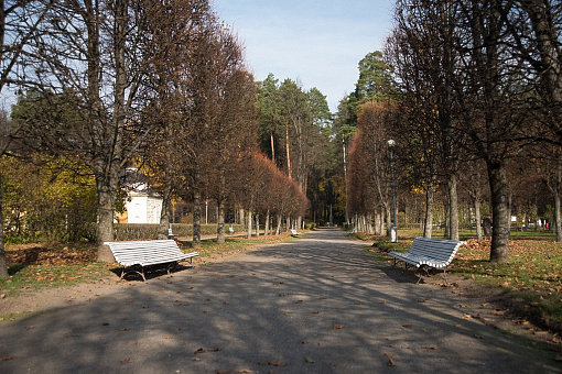 В парке усадьбы