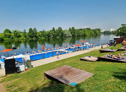 Пляж Филевского парка