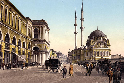 Район Топхане в 1890 году