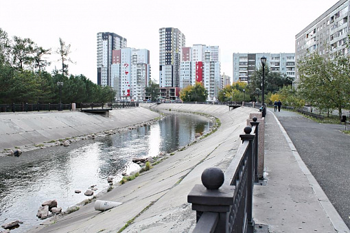 Городская речка Кача