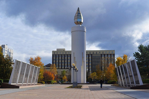 Площадь Памяти в Тюмени