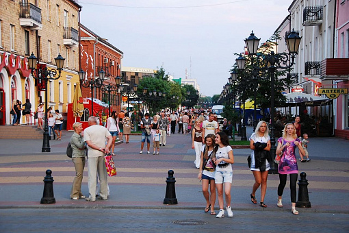 Улица Советская в Бресте