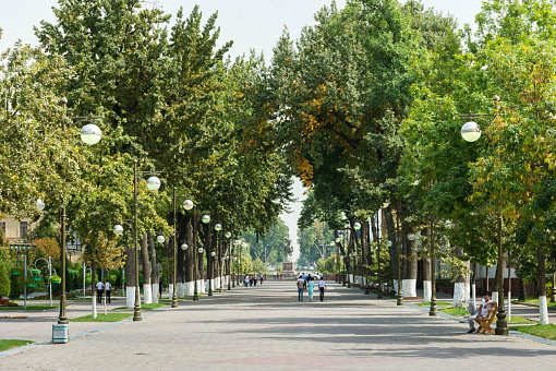 Улица Салигох в Ташкенте