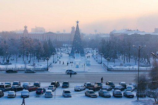 Площадь Кирова в Иркутске