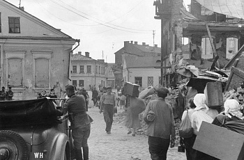 Район улиц Немига-Раковская,июль 1941