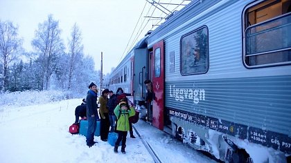 Поезд в Лапландии
