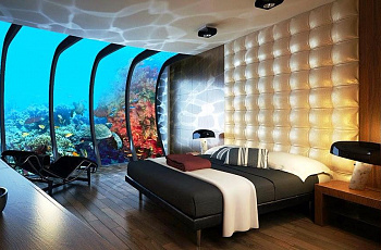Номер в Atlantis Underwater Hotel
