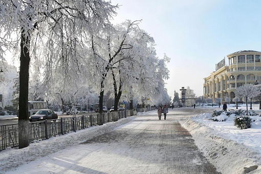 Курск зимой
