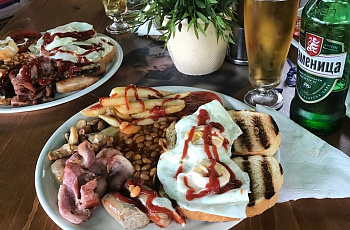 Обед в ресторане La Banana Bar and Food