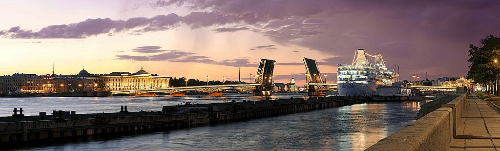 Современный Санкт-Петербург. Разводные мосты