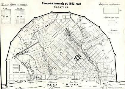 План Саратова 1892 года