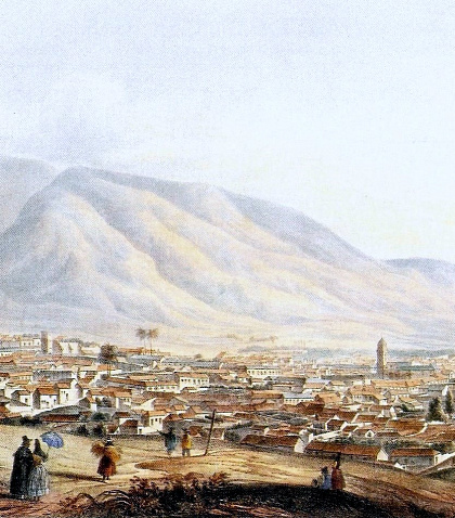 Каракас в 1839 году