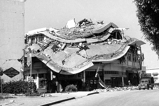 Агадир в 1960 году после землетрясения