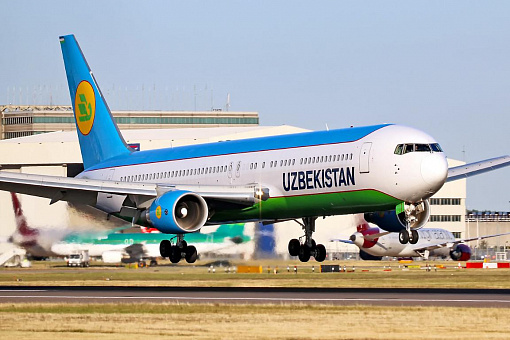 Боинг 767 узбекистанских авиалиний