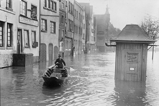 Потоп в Кельне в 1930 году