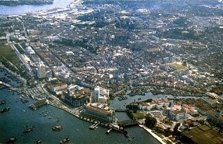 Вид на Сингапур. 1970 год