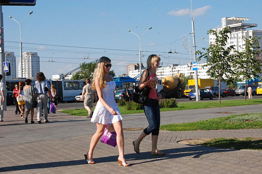 На улицах Минска