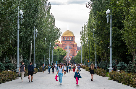 Аллея Героев в Волгограде